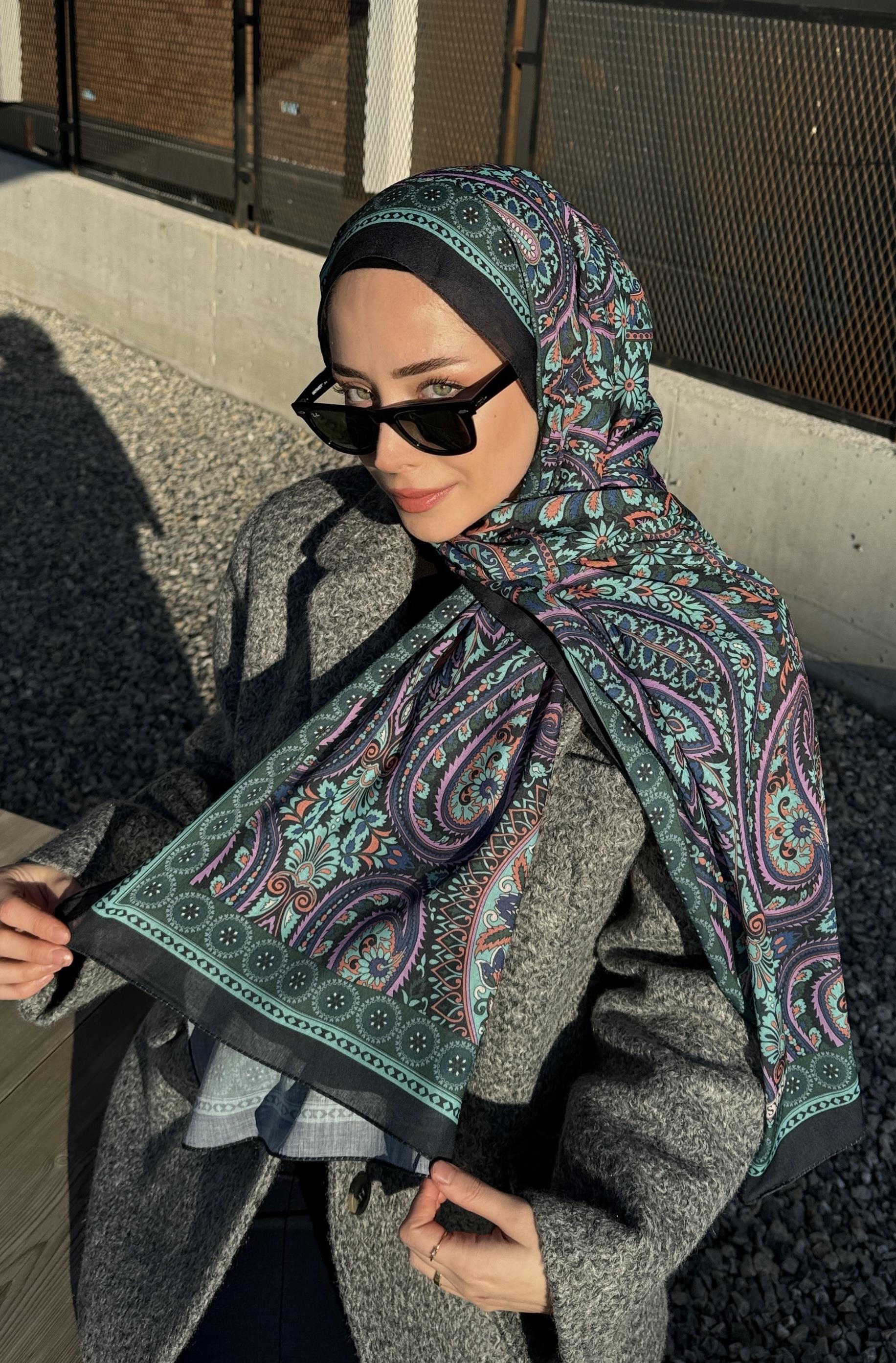 Mint Hare Etnik Şal