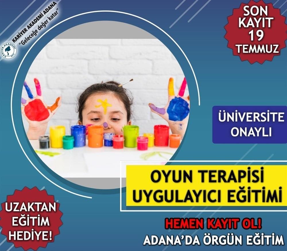 Üniversite OnaylıOyun Terapisi Uygulayıcılığı Eğitimi Adana