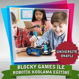 Üniversite OnaylıBlockly Games ile Robotik Kodlama Eğitimi Sertifikası