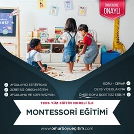 Üniversite OnaylıMontessori Eğitimi 