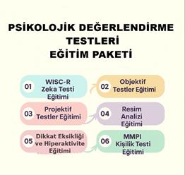 Üniversite OnaylıPsikolojik Değerlendirme Testleri Eğitim Paketi