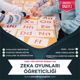 Milli Eğitim Bakanlığı OnaylıZEKA OYUNLARI ÖĞRETİCİLİĞİ