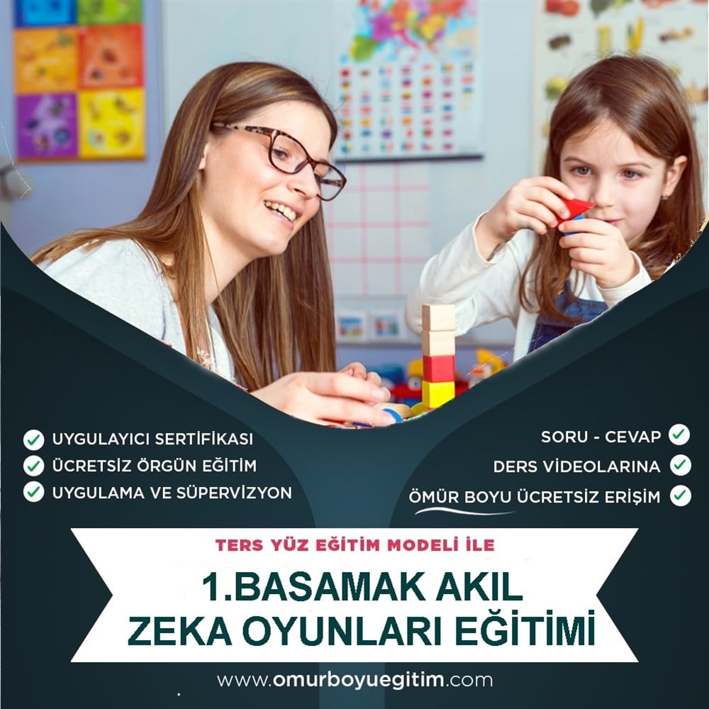 Üniversite Onaylı1.Basamak Akıl Zeka Oyunları ve Satranç Eğitimi