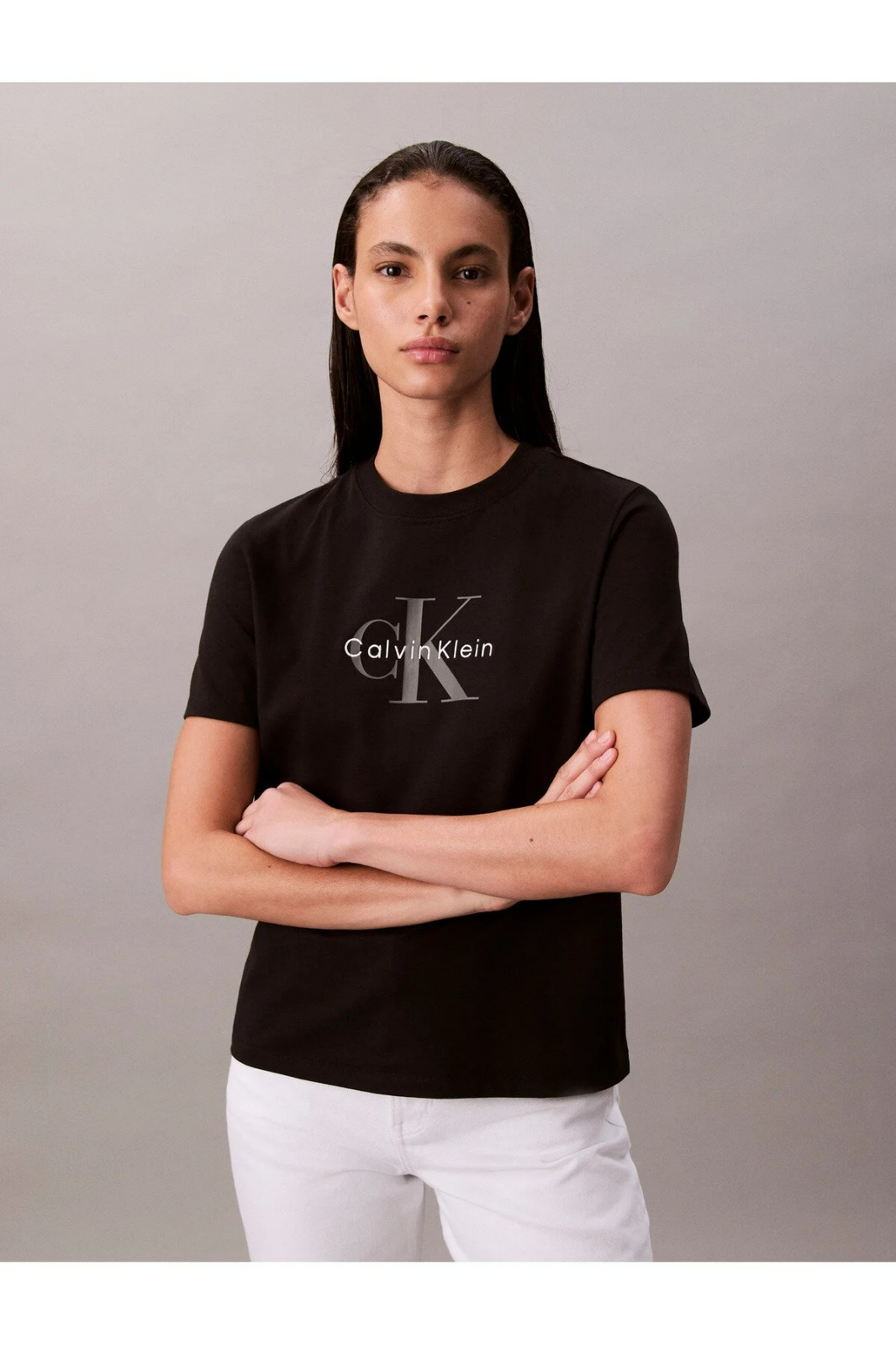Kadın Baskılı T-Shirt-LV047B865GUB1