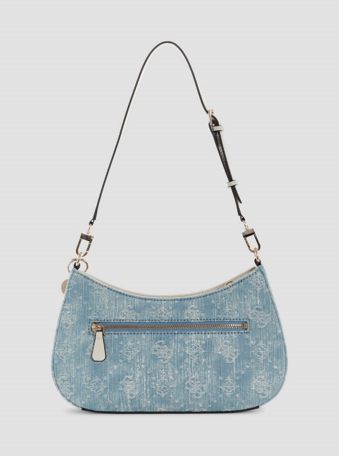 Denim logo Noelle II omuz çantası-DL967218