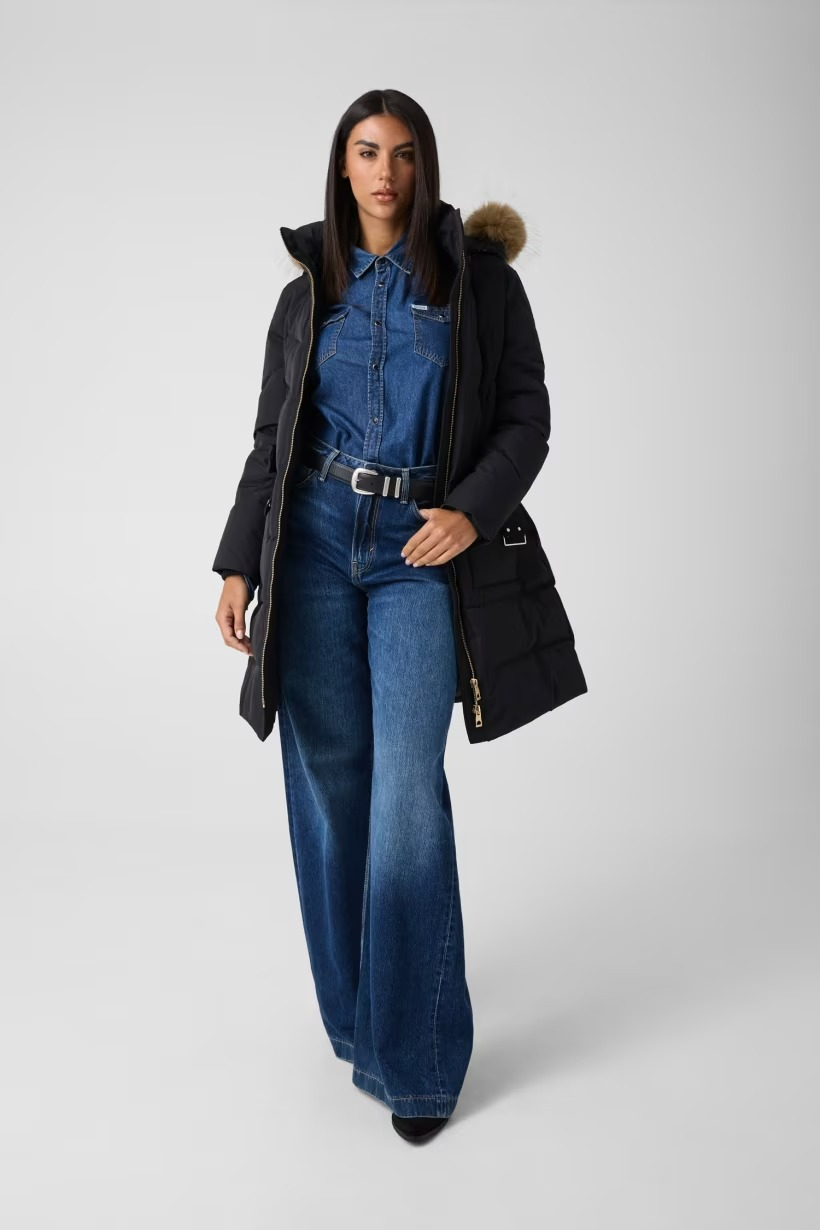 Kapüşonlu Kadın Mont-W6BL57W4196