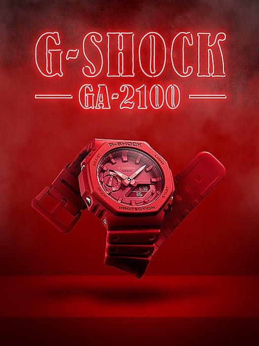Casio GA-2100-4ADR erkek Kol Saati