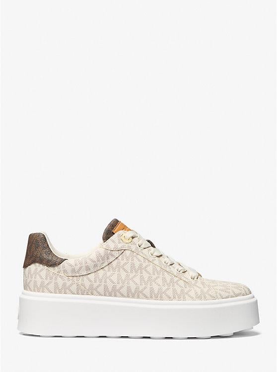 Michael Kors Romey Two-Tone Logo Platform Sneaker