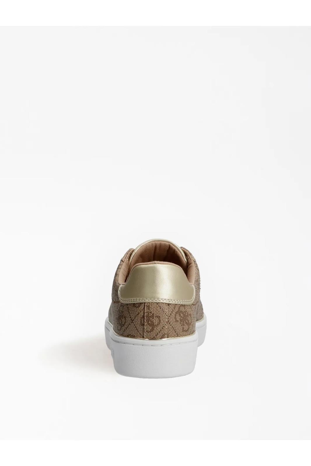 Guess ayakkabı FL7BKIFAL12 Beckie All Over Logo Trainers