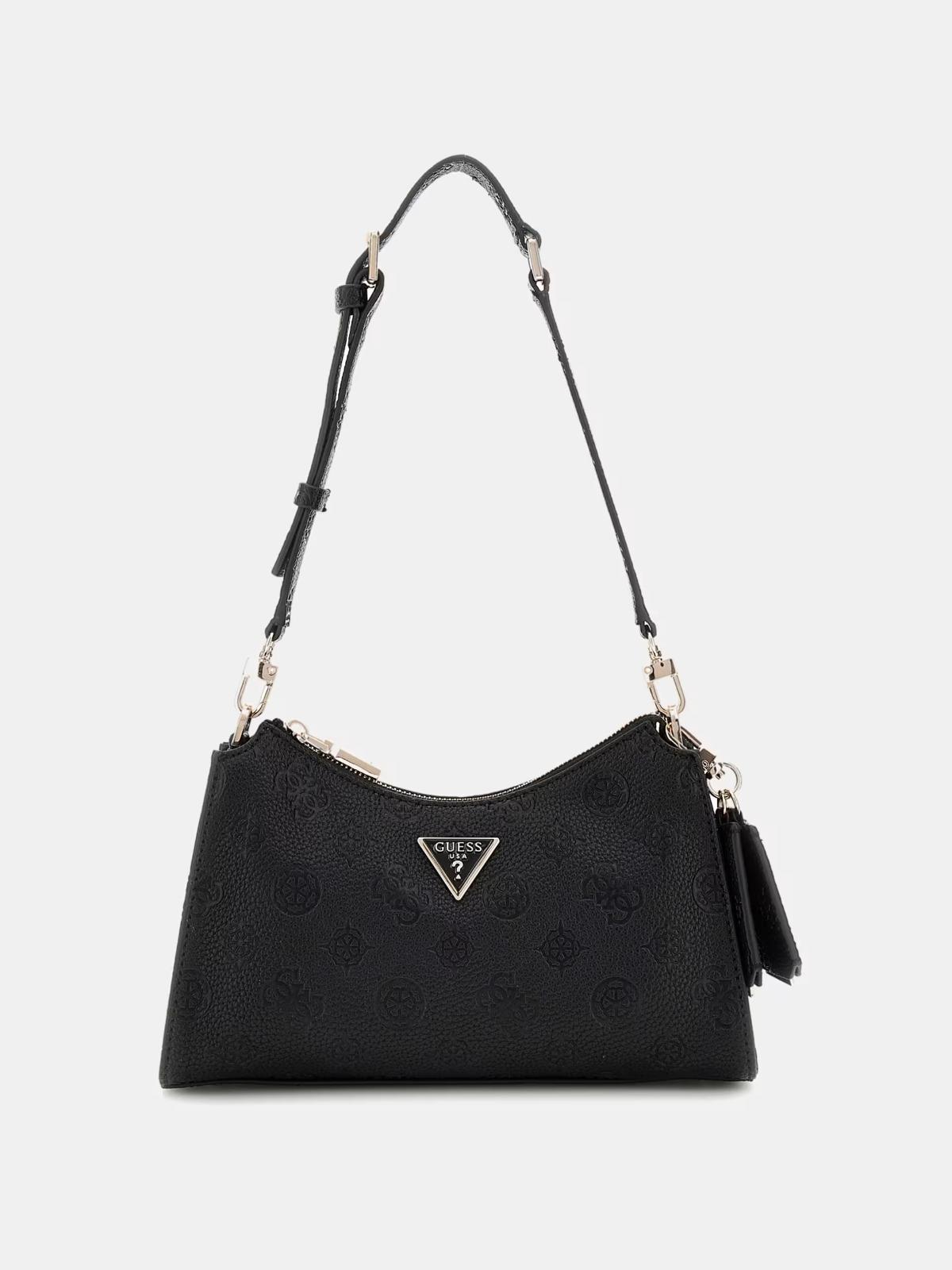 GUESS CRESIDIA TOP ZIP SHOULDER BAG DEESA LOGO CNVRTBLE PG934918