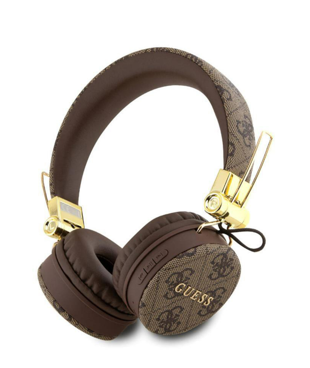 Guess Kulak Üstü Bluetooth Kulaklık Guess Lisanslı PU Deri Ayarlanabilir Tasarım Siyah GUBH704GENK