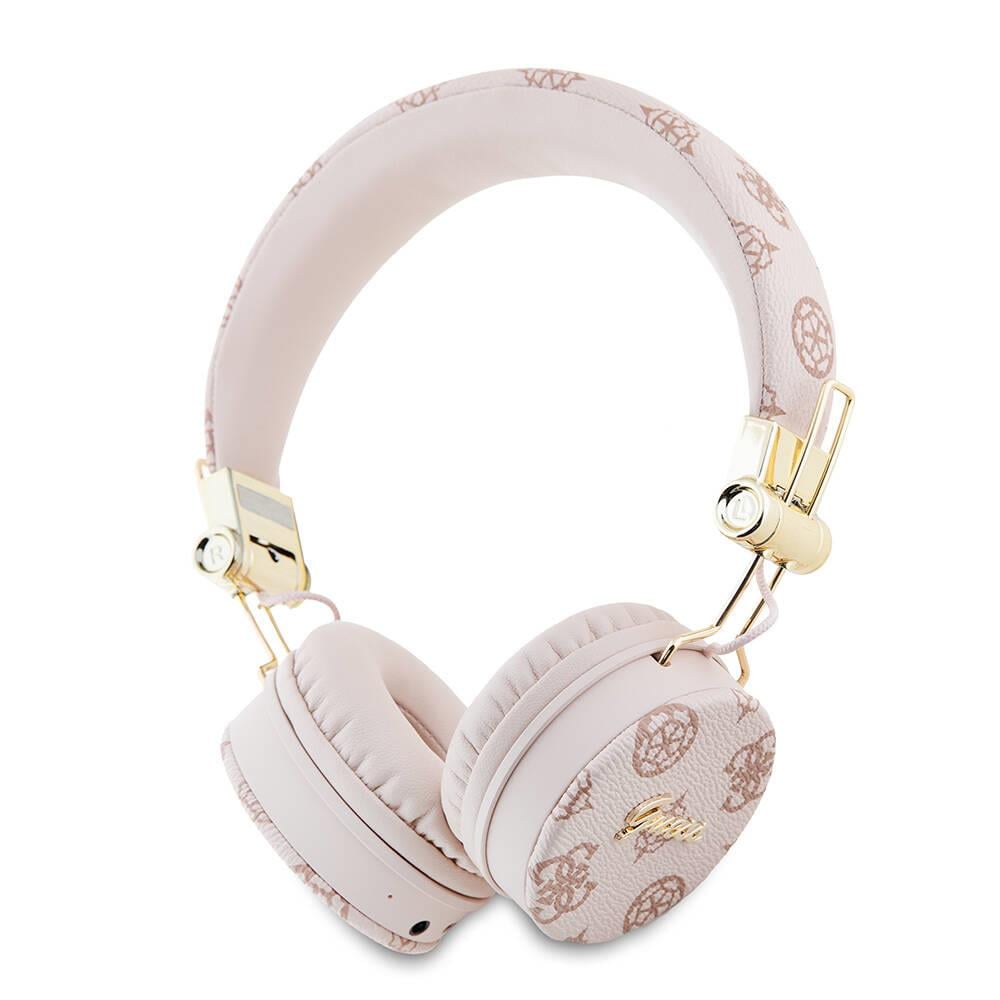 Guess Kulak Üstü Bluetooth Kulaklık Guess Lisanslı PU Deri Ayarlanabilir Tasarım Siyah GUBH704GENK
