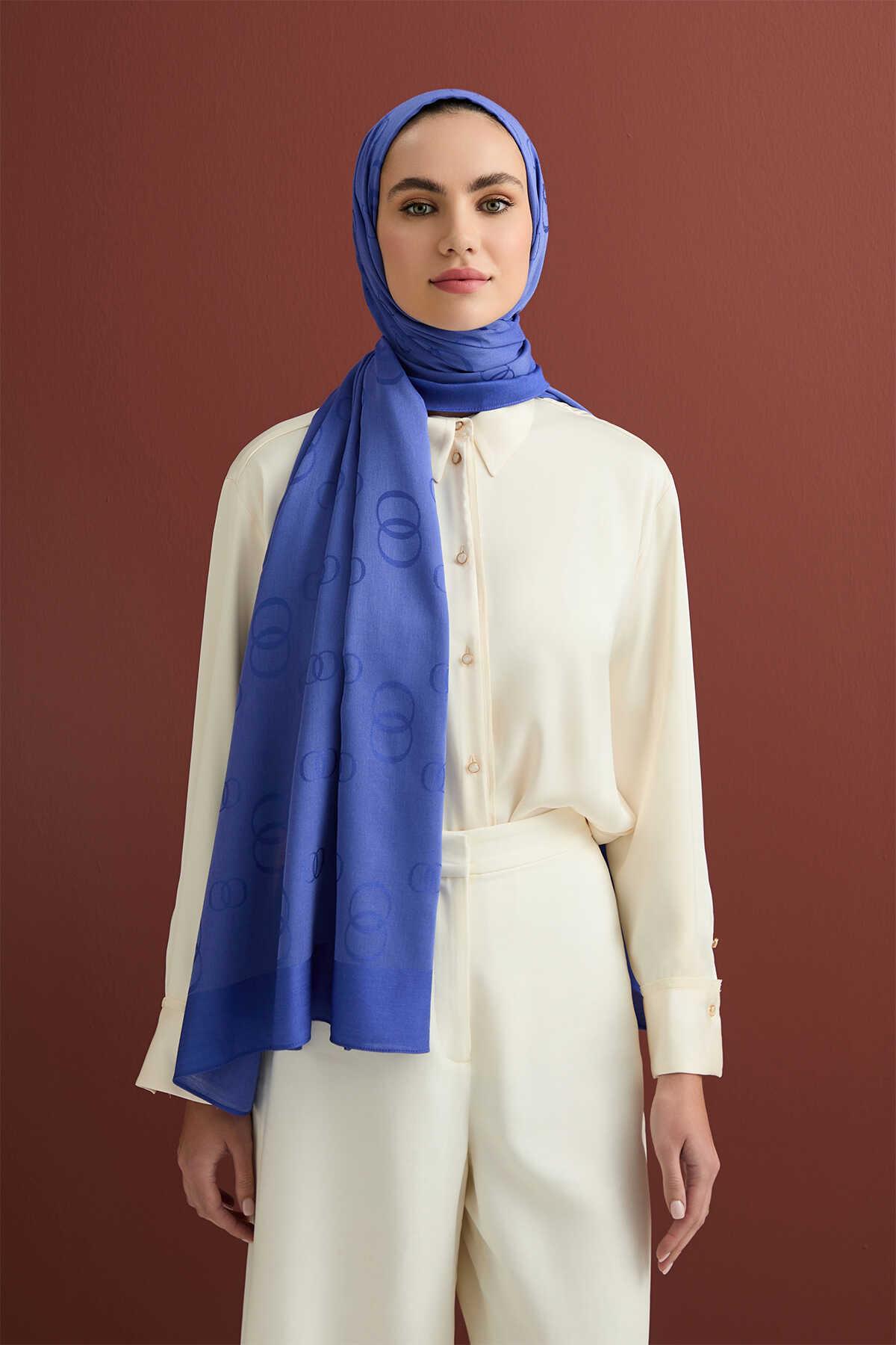 İMANNOOR ZİNCİR KARE PAMUK İPEK ŞAL70X210 241-3002