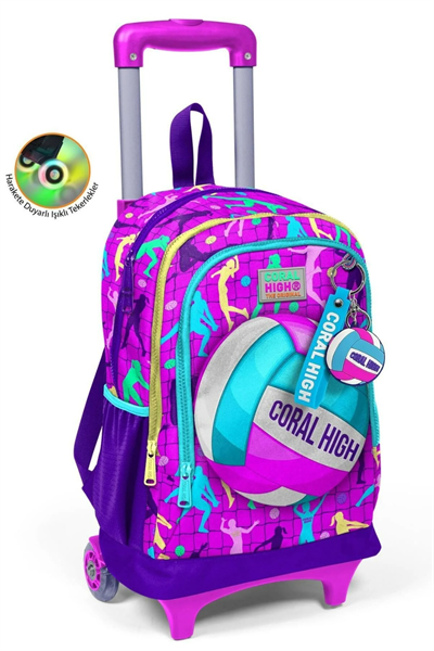 Coral High-Çekçekli Okul Sırt Çantası-23931