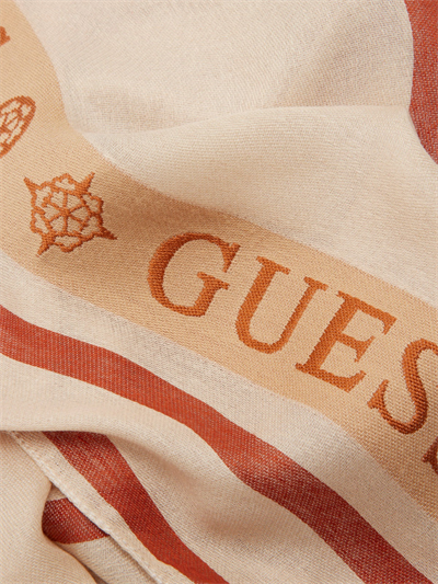 180x80cm Guess 4G peony logo scarf  AW5274VIS03