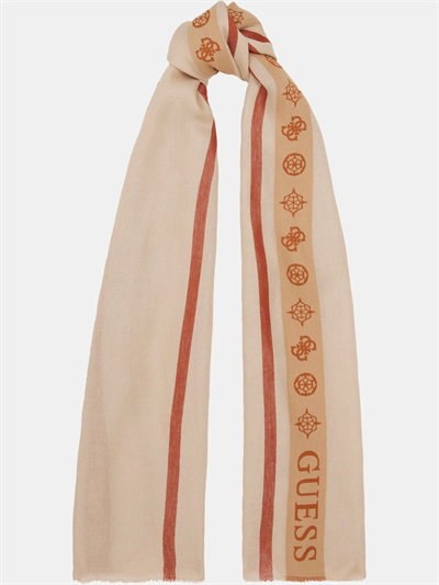 180x80cm Guess 4G peony logo scarf  AW5274VIS03