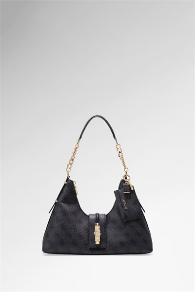 Yvonne Logo Hobo Omuz Çantası-SG237801