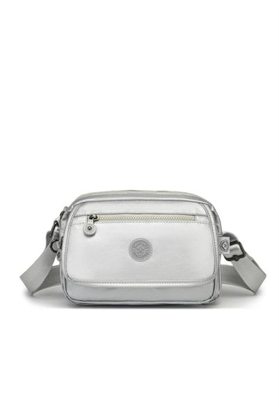 Metalik Kumaş Kadın Postacı Çantası-2022-3166