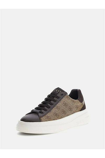 Guess-Elba Erkek Deri Sneaker-FMPVIBFAL12