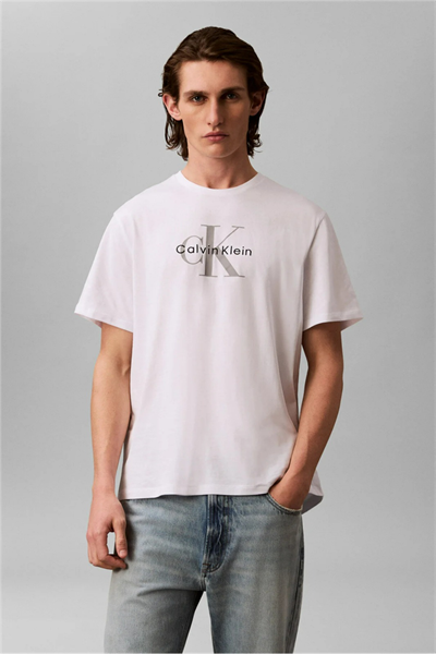 Erkek Baskılı T-Shirt-LV04RB862GYAA