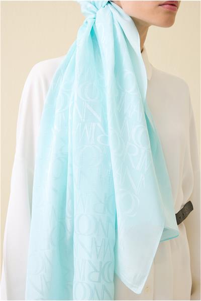 İmza Monogram  Shiny Jakar Şal 70x200