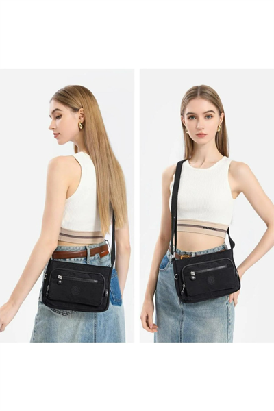 Krinkıl Kumaş Kadın Postacı Çantası-2022-3270