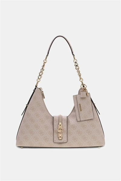 Yvonne Logo Hobo Omuz Çantası-SG237801