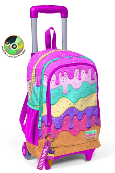 Coral High-Çekçekli Okul Sırt Çantası-23931
