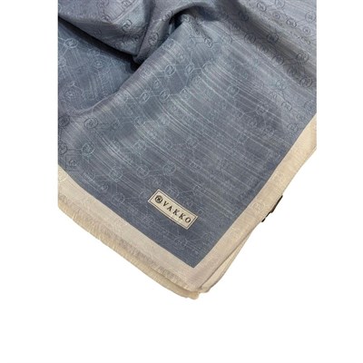 Vakko Pamuk İpek Monogram Şal