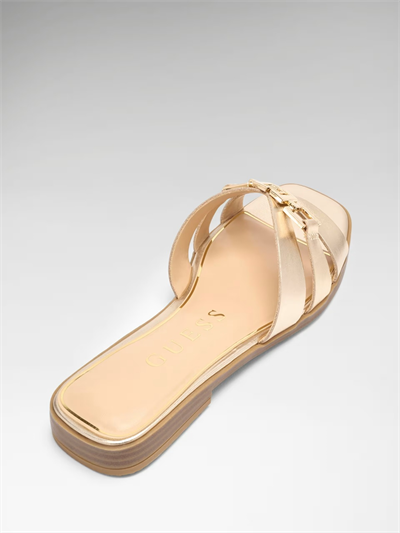 GUESS-Realla Kadın Deri Terlik-FLJREALEM19