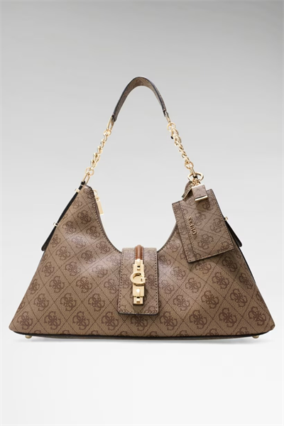 Yvonne Logo Hobo Omuz Çantası-SG237801