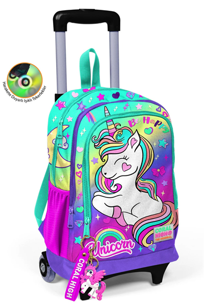 Coral High-Çekçekli Okul Sırt Çantası-23929