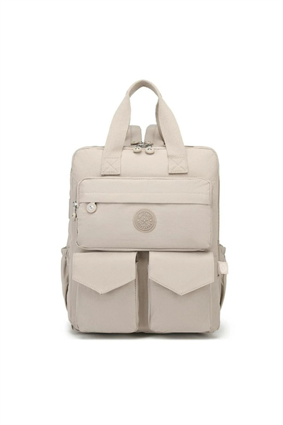 Büyük Boy Krinkıl Kumaş Sırt Çantası-2022-1175