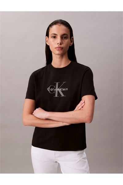 Kadın Baskılı T-Shirt-LV047B865GUB1