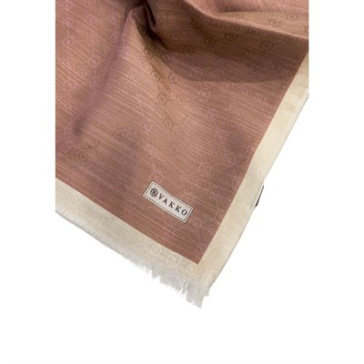 Vakko Pamuk İpek Monogram Şal