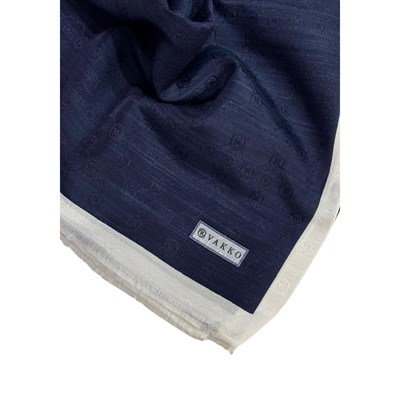 Vakko Pamuk İpek Monogram Şal