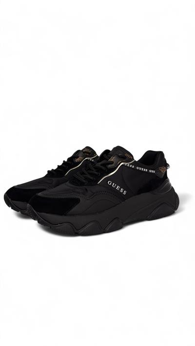 Guess micola ayakkabı siyah çizgisiz FL7MICFAL12