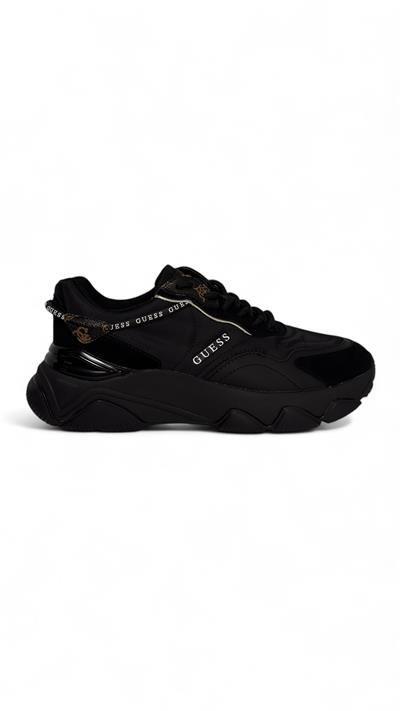 Guess micola ayakkabı siyah çizgisiz FL7MICFAL12
