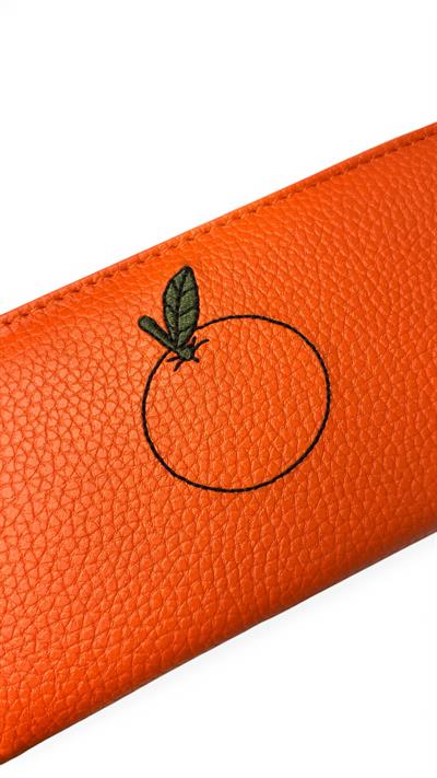 Kadın cüzdan turuncu portakal