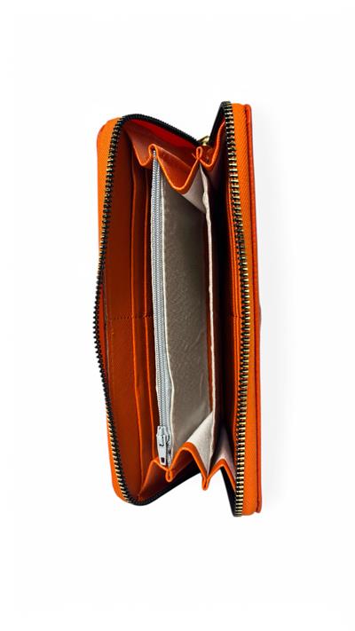 Kadın cüzdan turuncu portakal