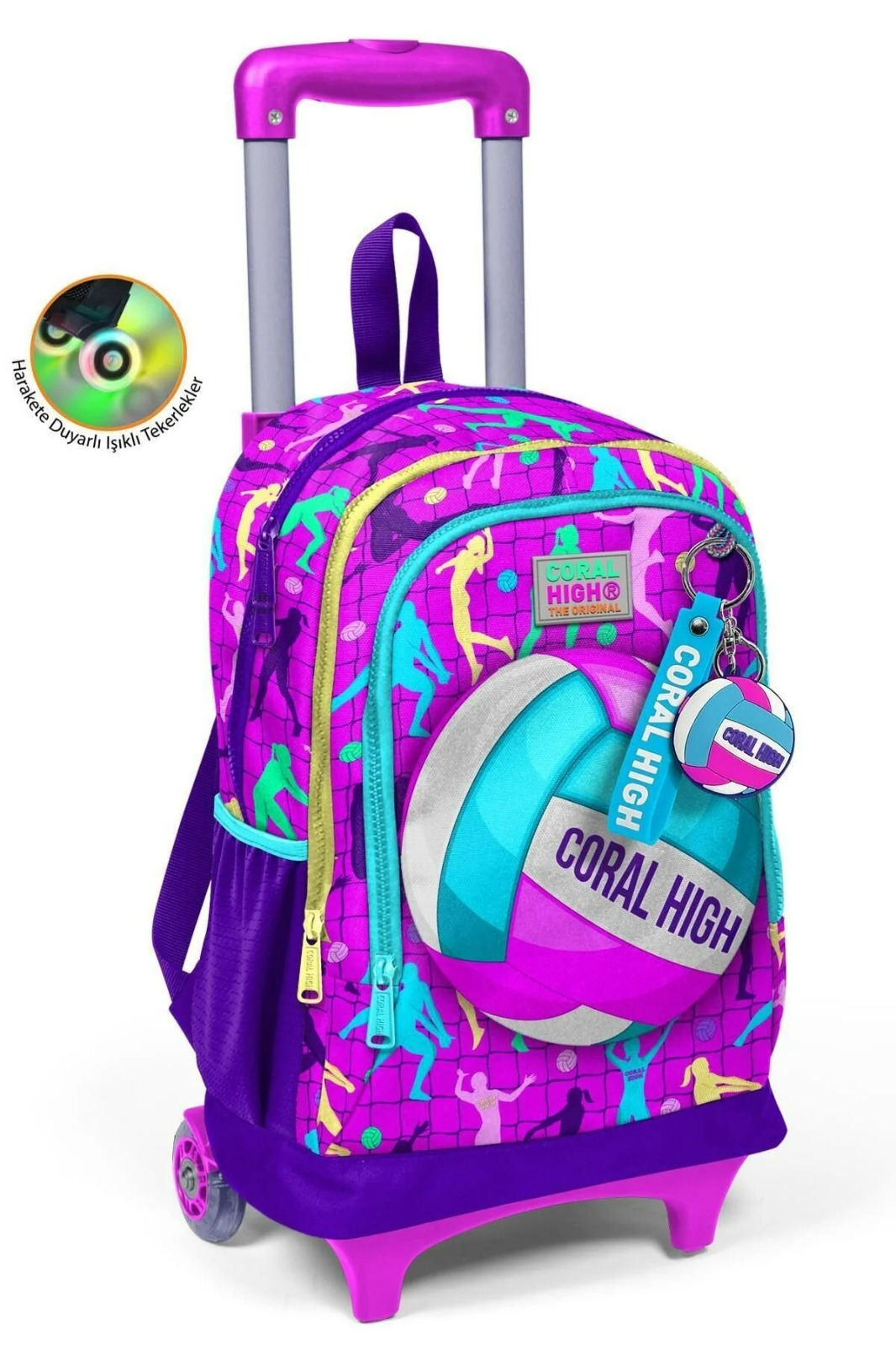 Coral High-Çekçekli Okul Sırt Çantası-23931