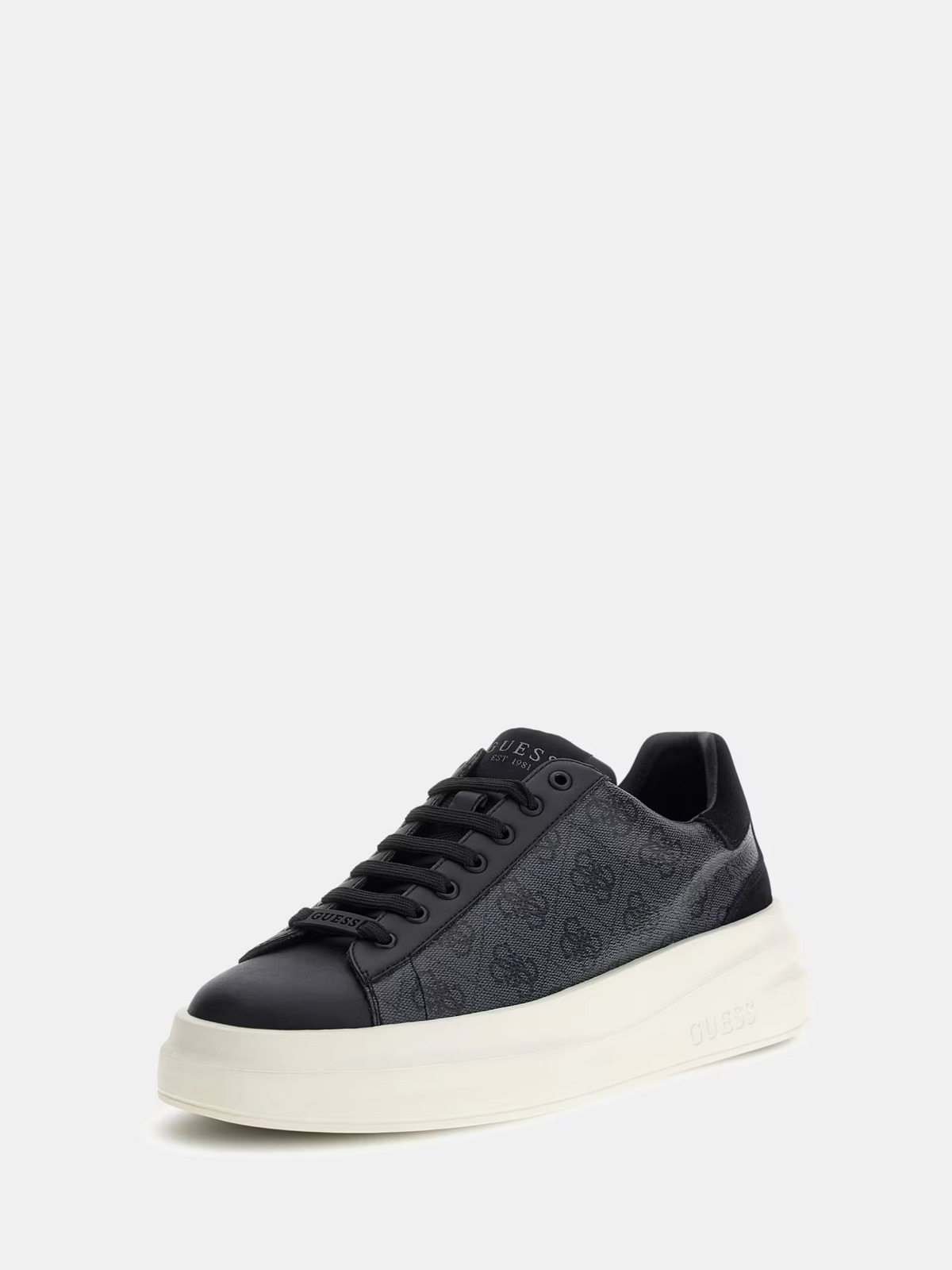 Guess-Elba Erkek Deri Sneaker-FMPVIBFAL12