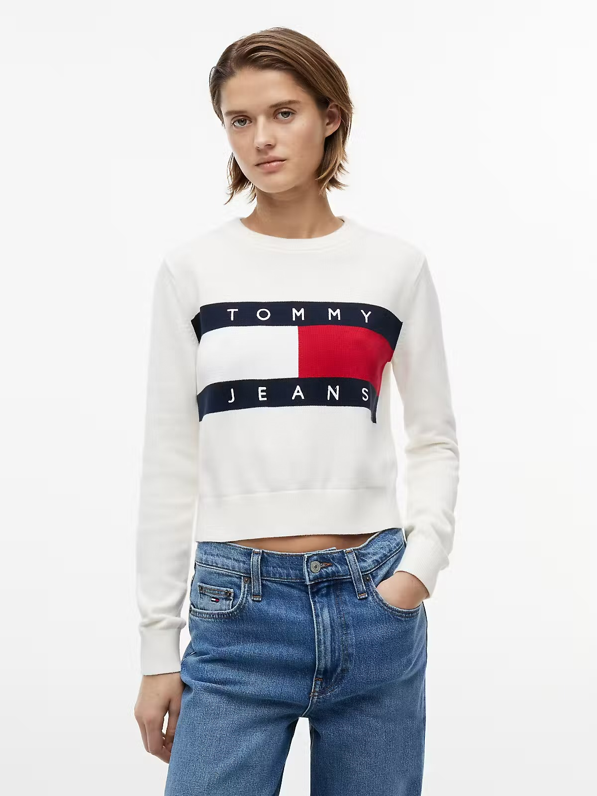KADIN SWEATSHIRT-DW0DW22930YBH