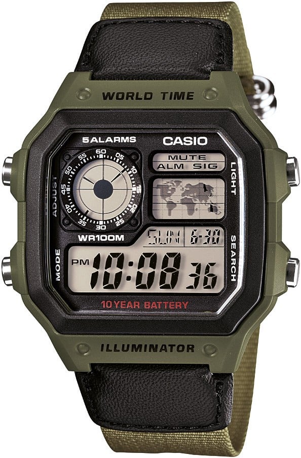 Casio kadın kol saati AE-1200WHB-3BVDF