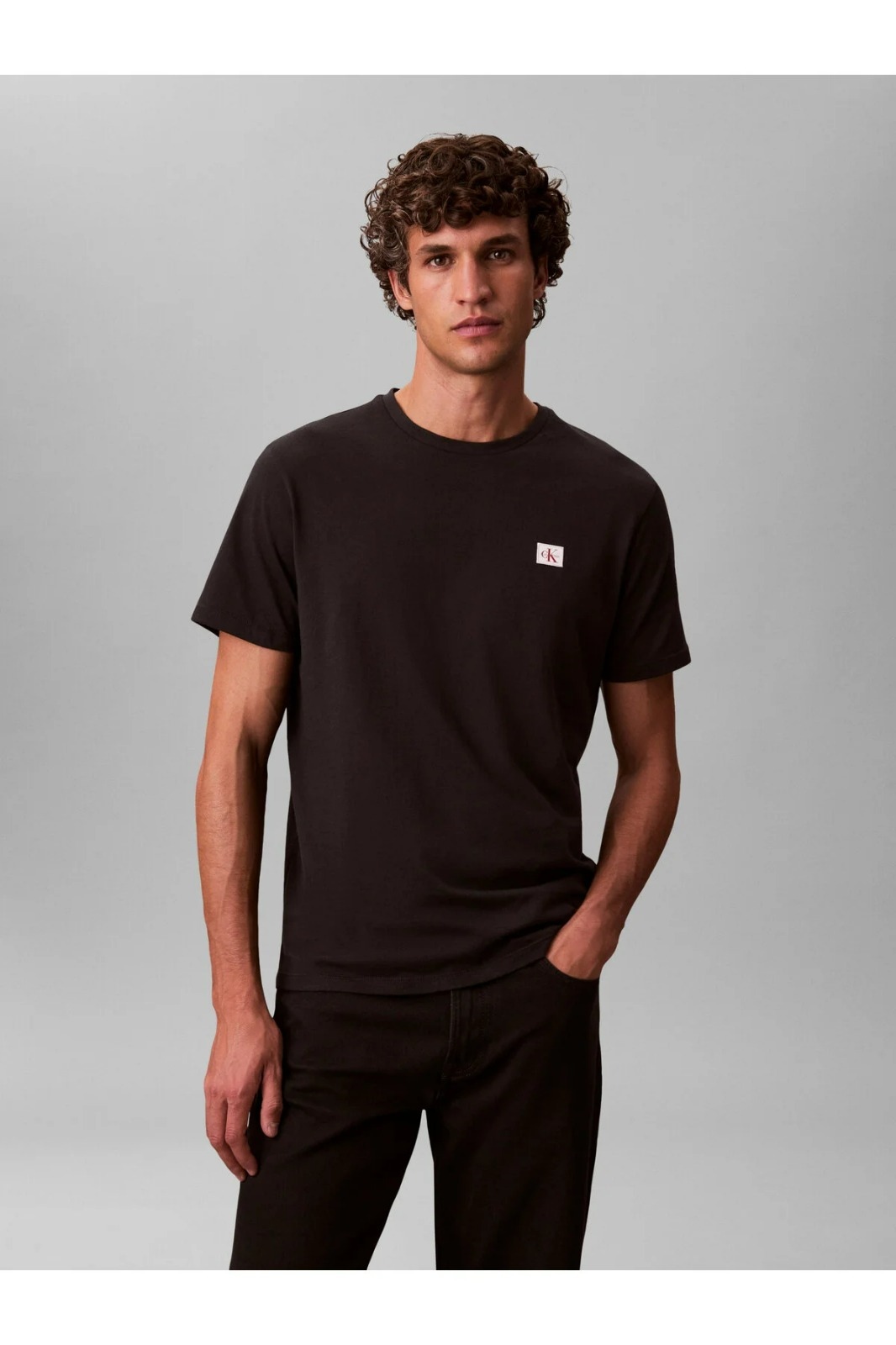 Erkek Baskılı T-Shirt-LV04RC272GUB1
