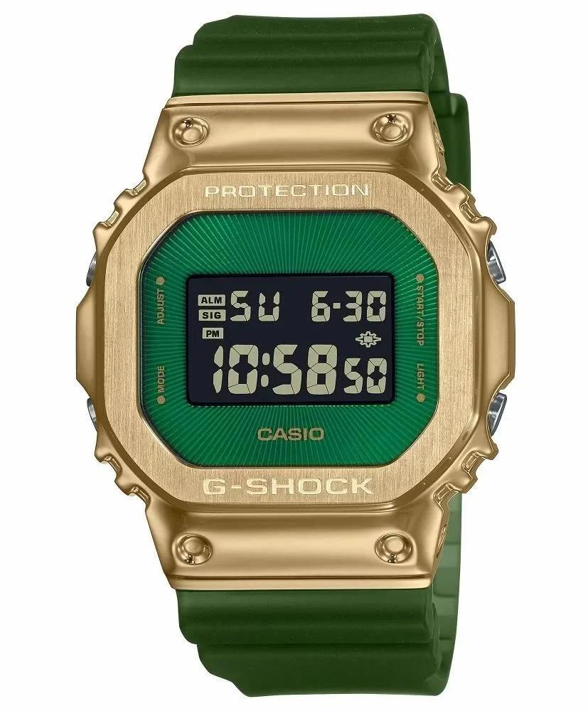 Casio G-SHOCK kol saati altın yeşil GM-5600CL-3DR