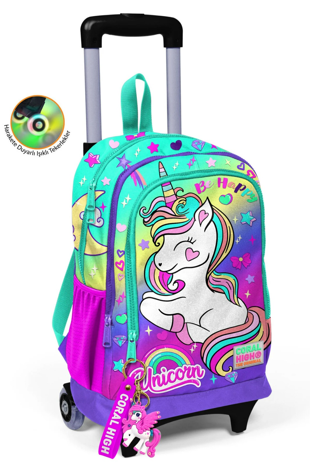 Coral High-Çekçekli Okul Sırt Çantası-23929