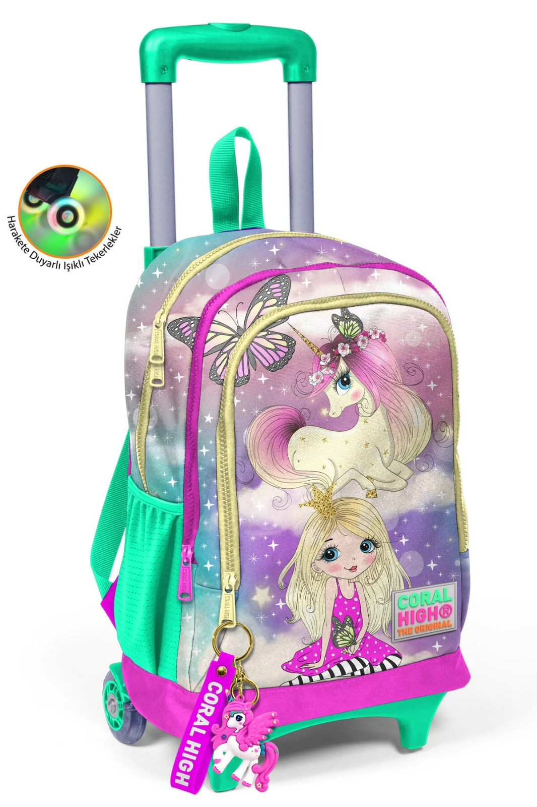 Coral High-Çekçekli Okul Sırt Çantası-23933