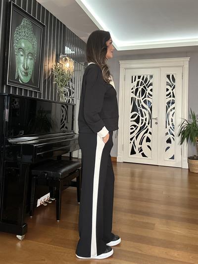 Premium Seri Modal Siyah Ekru İkili Takım 