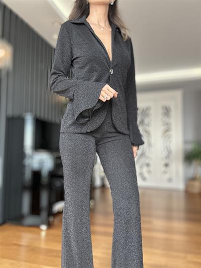Siyah Ceket Pantolon Takım